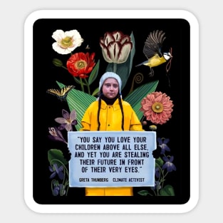 Greta Thunberg Sticker